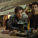 Michelle Rodriguez, Chris Pine, Justice Smith, and Sophia Lillis in Dungeons & Dragons: Honor Among Thieves.